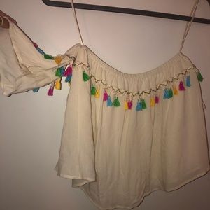 Off the shoulder summer top